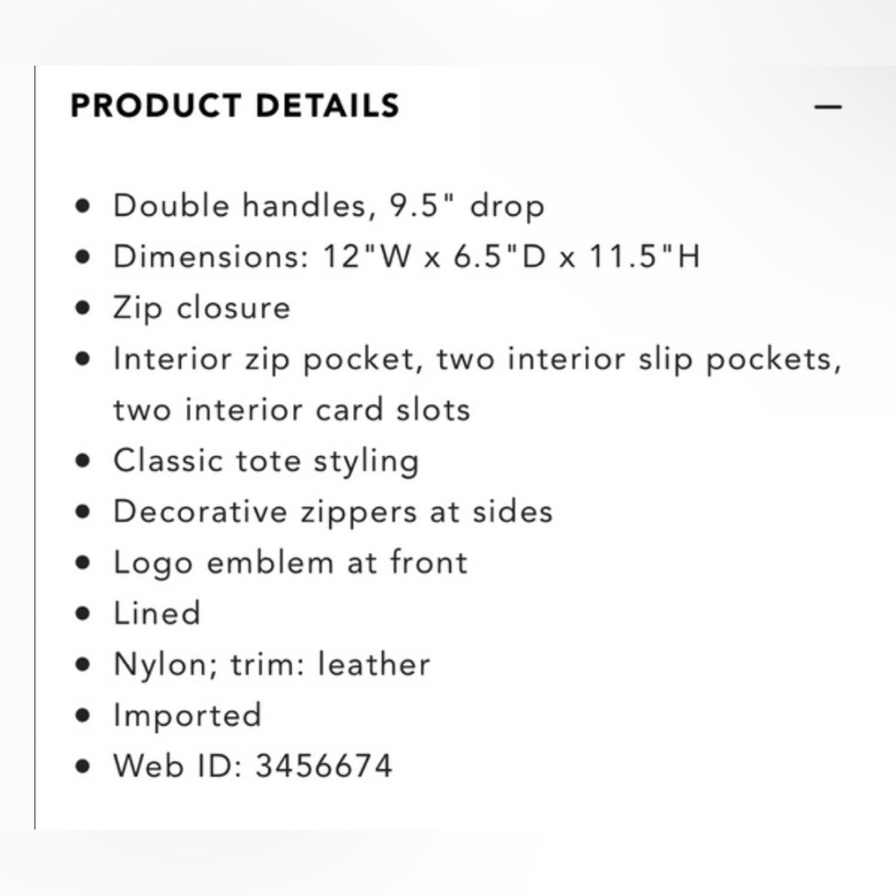 Botkier Black Fabric Shoulder Tote Bag - Picture 10 of 10